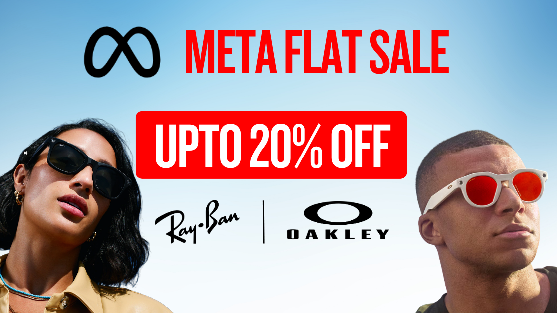 Meta Smart Glasses Sale in India Ray-Ban & Oakley
