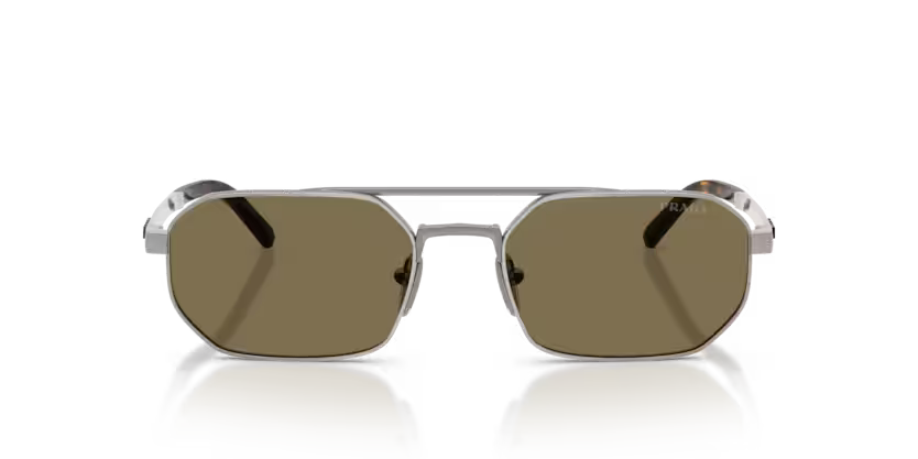 PRADA PRADA PR D53S Sunglass grey irregular sunglass for Women