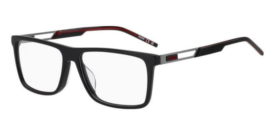 HUGO HUGO HG 1387/G Optical Frame black rectangular / squared optical frame for Women