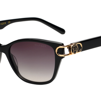 TOMMY HILFIGER TOMMY HILFIGER TH2681 Sunglass black rectangular / squared sunglass for Women