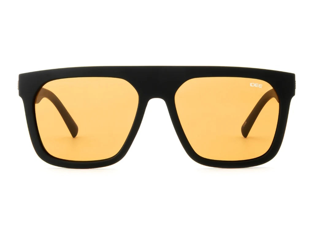 IDEE IDEE IDS3233 Sunglass matt black rectangular / squared sunglass for Men