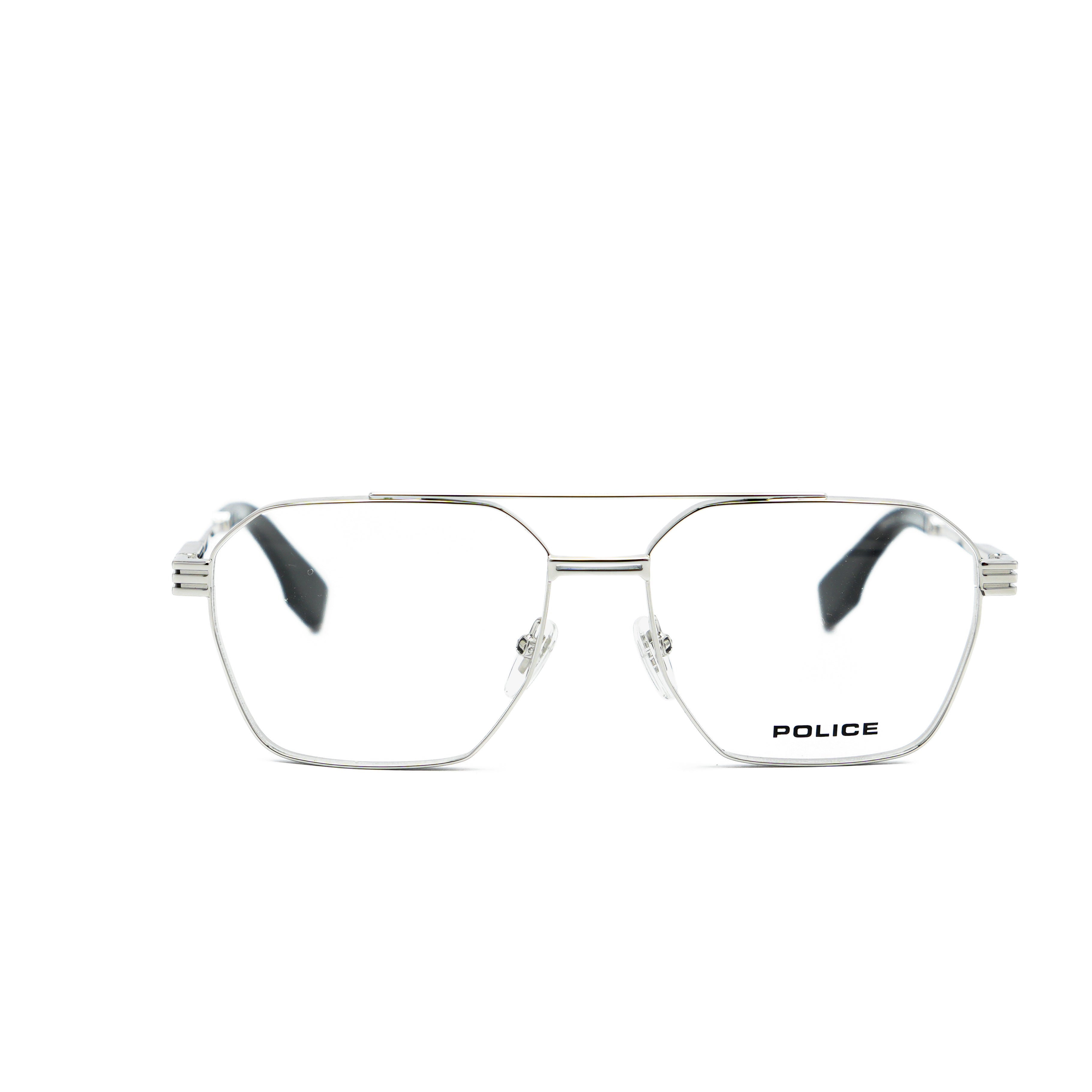POLICE VPLQ76K Optical Frame | Premium optical frames | SpecsBunker India | luxury eyeglasses online in India