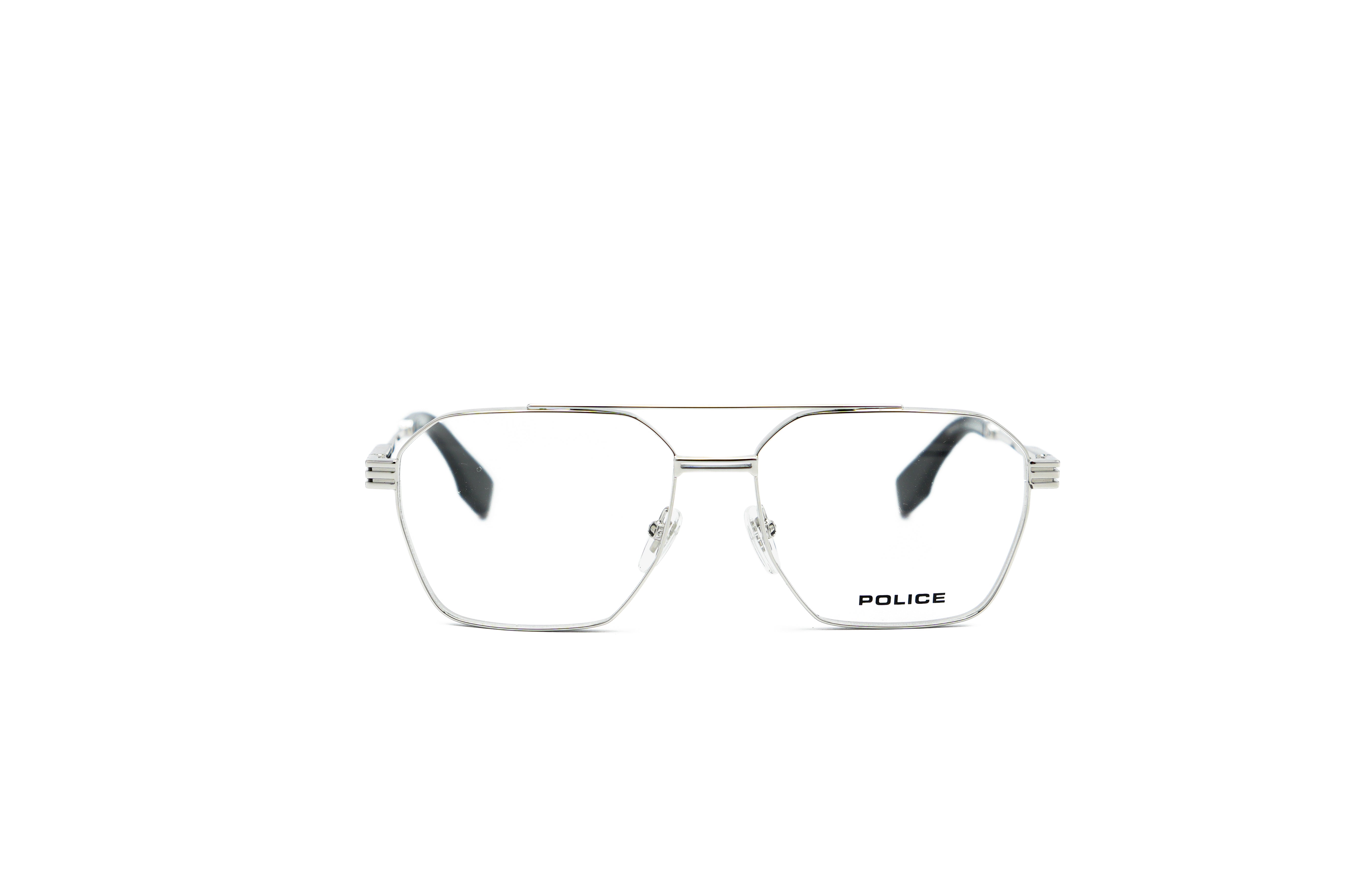 POLICE VPLQ76K Optical Frame | Premium optical frames | SpecsBunker India | luxury eyeglasses online in India