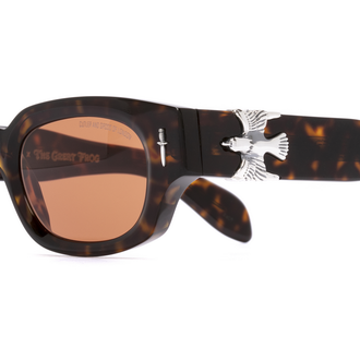 CUTLER AND GROSS CUTLER AND GROSS GFSN004 Sunglass havana round/oval/panthos sunglass for Men