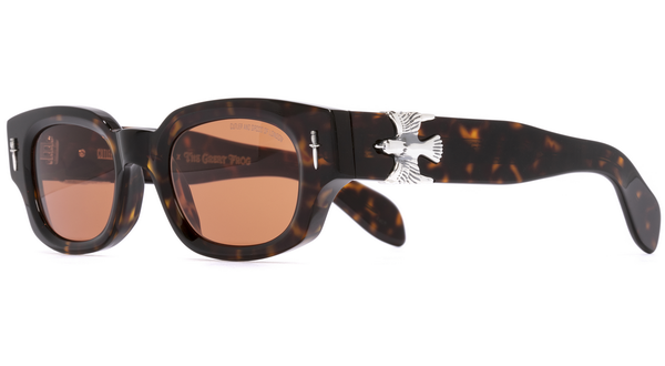 CUTLER AND GROSS CUTLER AND GROSS GFSN004 Sunglass havana round/oval/panthos sunglass for Men