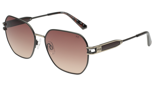 FCUK FCUK FC7689 Sunglass black rectangular / squared sunglass for Women