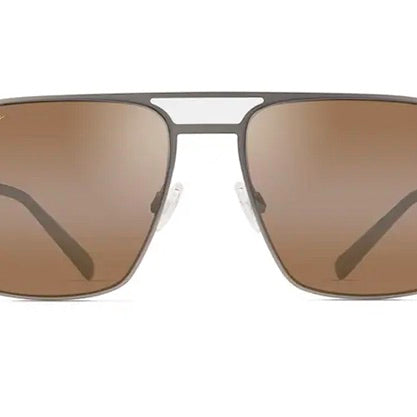 MAUI JIM MAUI JIM SHARKS COVE MJ0605S Sunglass satin sepia pilot/navigator sunglass for Unisex