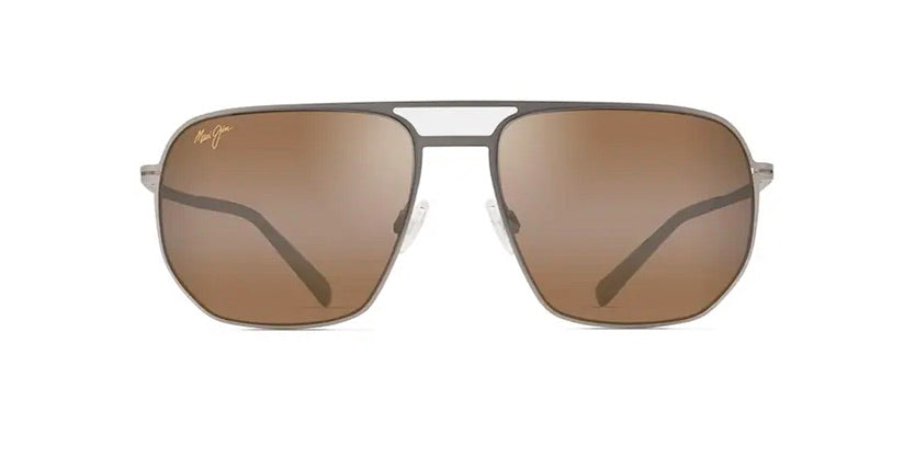 MAUI JIM MAUI JIM SHARKS COVE MJ0605S Sunglass satin sepia pilot/navigator sunglass for Unisex