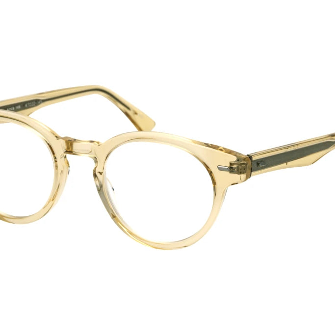 MASUNAGA MASUNAGA KOKI-064 Optical Frame beige round/oval/panthos optical frame for Unisex