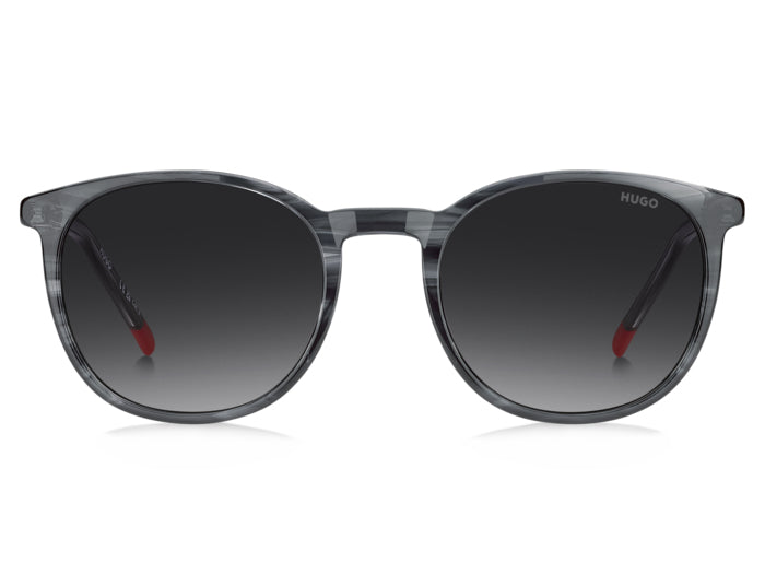 HUGO HUGO HG 1400/G/S Sunglass grey horn round/oval/panthos sunglass for Women