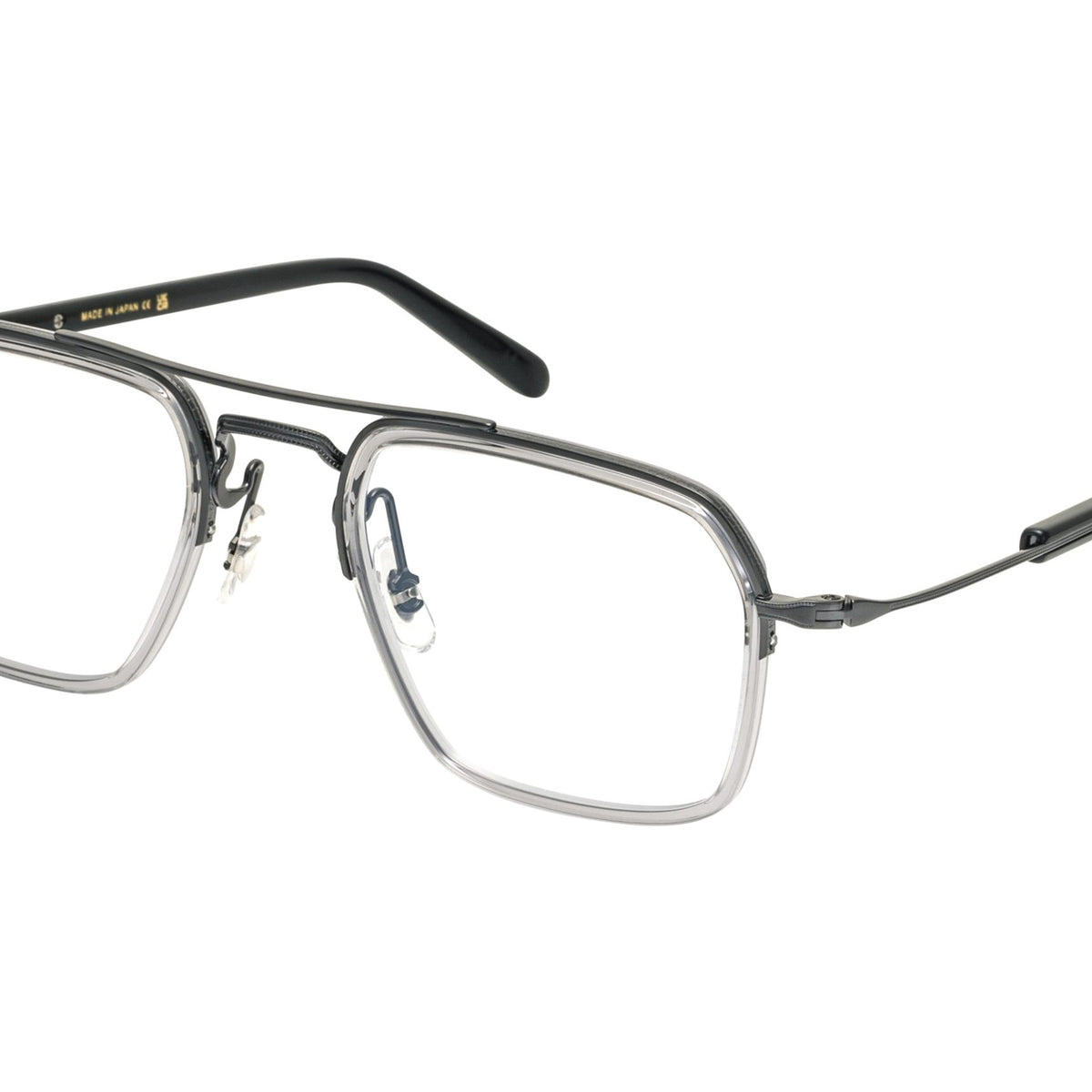 MASUNAGA MASUNAGA GMS-130P Optical Frame grey rectangular / squared optical frame for Men