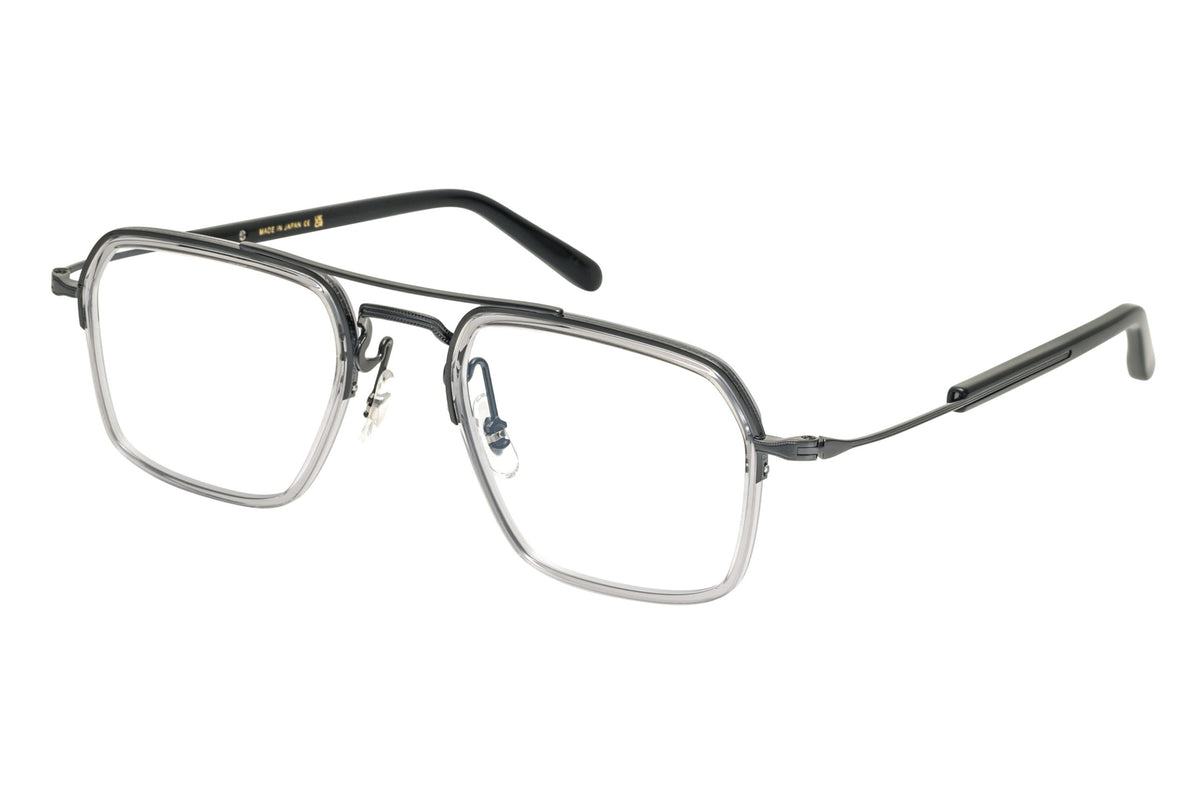MASUNAGA MASUNAGA GMS-130P Optical Frame grey rectangular / squared optical frame for Men