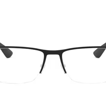 RAY-BAN RAY-BAN RX6335 Optical Frame black squared optical frame for Unisex