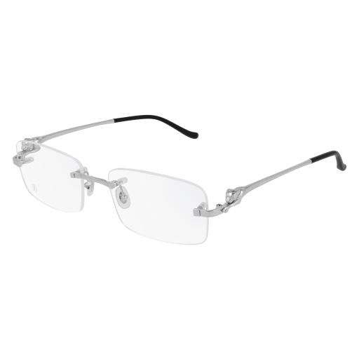 CARTIER CARTIER CT0281O Optical Frame silver squared optical frame for Women