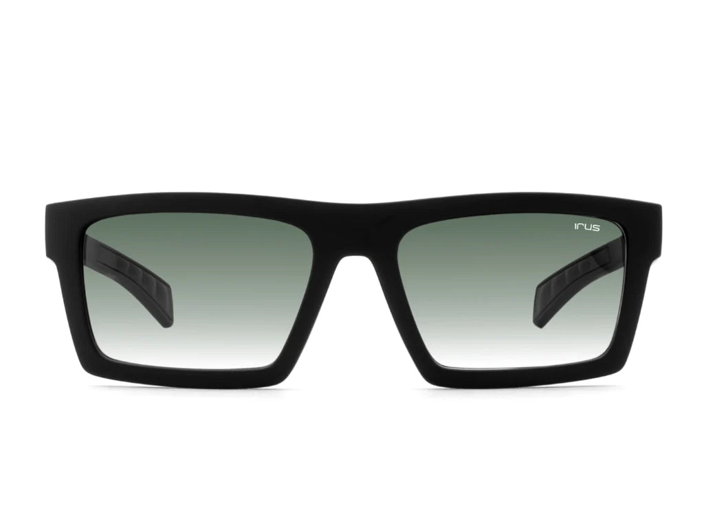 IRUS IRUS IRS1488 Sunglass matt black rectangular / squared sunglass for Men