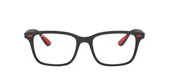 RAY-BAN FERRARI RAY-BAN FERRARI RX7144M Optical Frame black rectangular / squared optical frame for Women