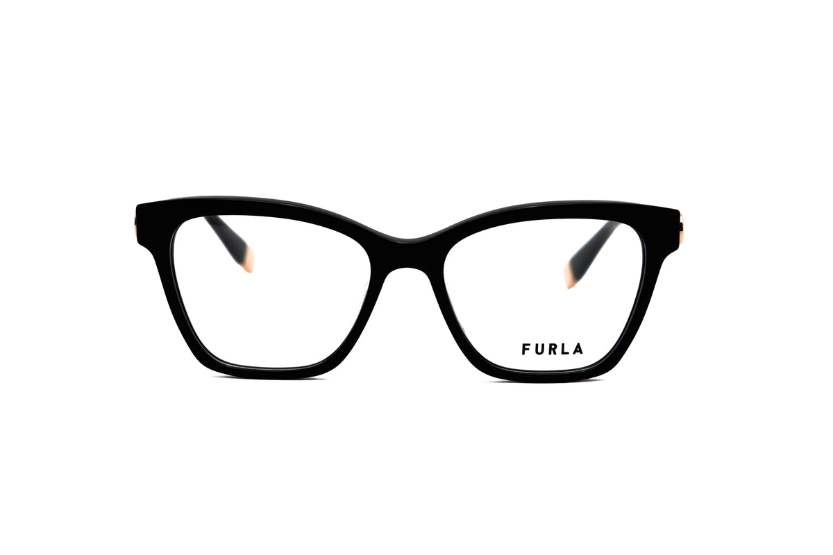 FURLA FURLA VFUB05 Optical Frame shiny ligjt gold rectangular / squared optical frame for Women