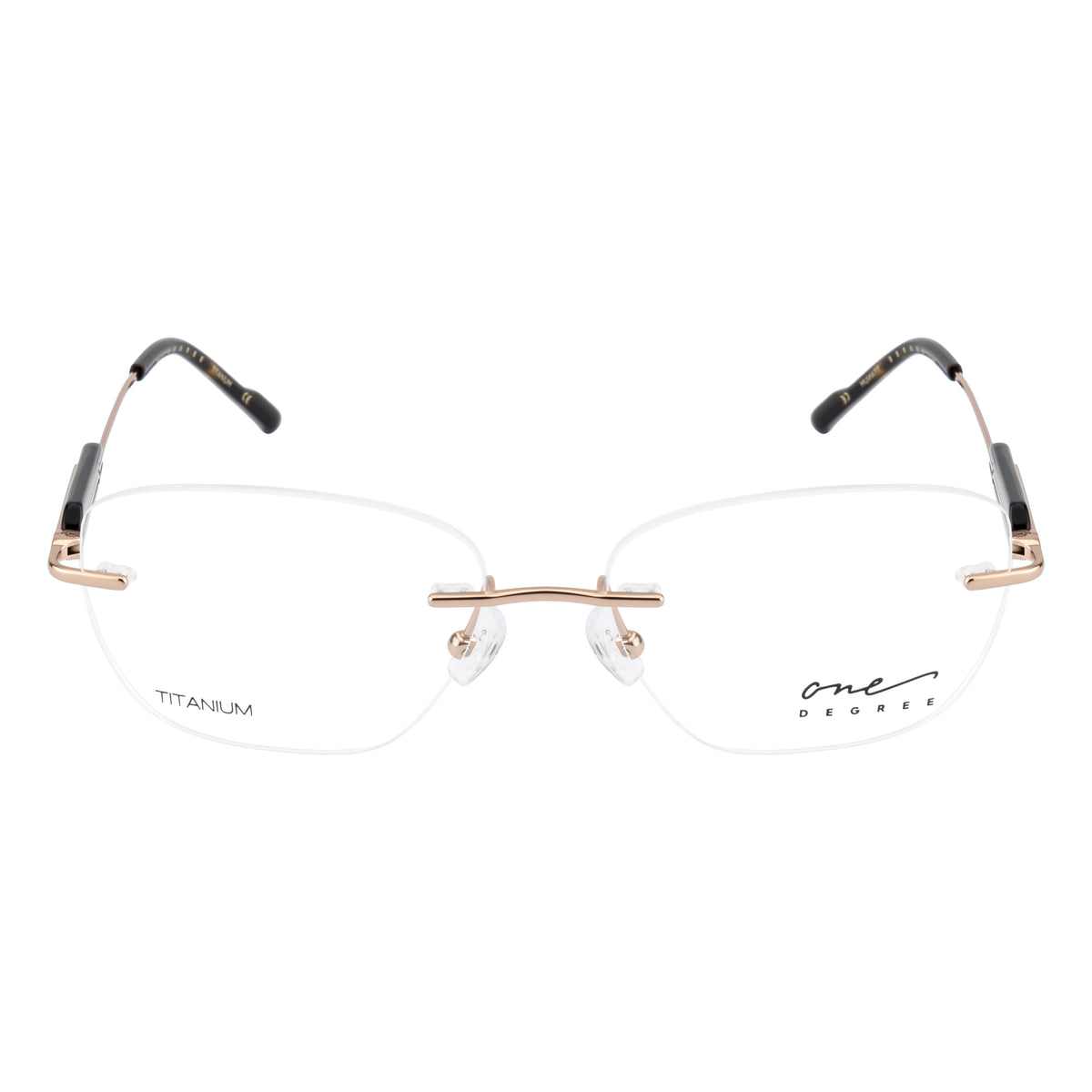 ONE DEGREE ONE DEGREE OD2007 Optical Frame rosegold round/oval/panthos optical frame for Women