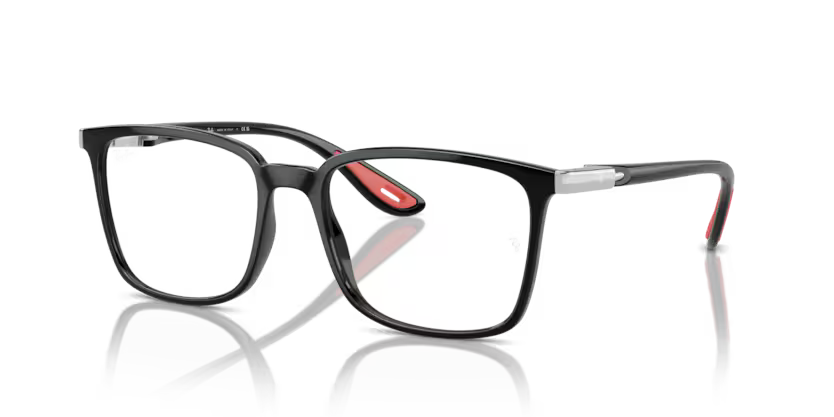 RAY-BAN FERRARI RAY-BAN FERRARI RX7240M Optical Frame black rectangular / squared optical frame for Women