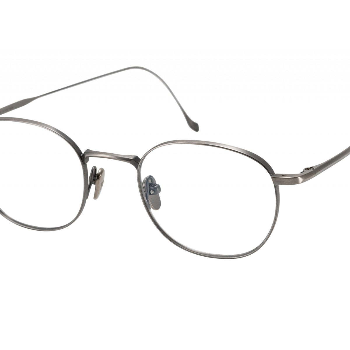 MASUNAGA MASUNAGA CHORD D Optical Frame gun metal round/oval/panthos optical frame for Unisex
