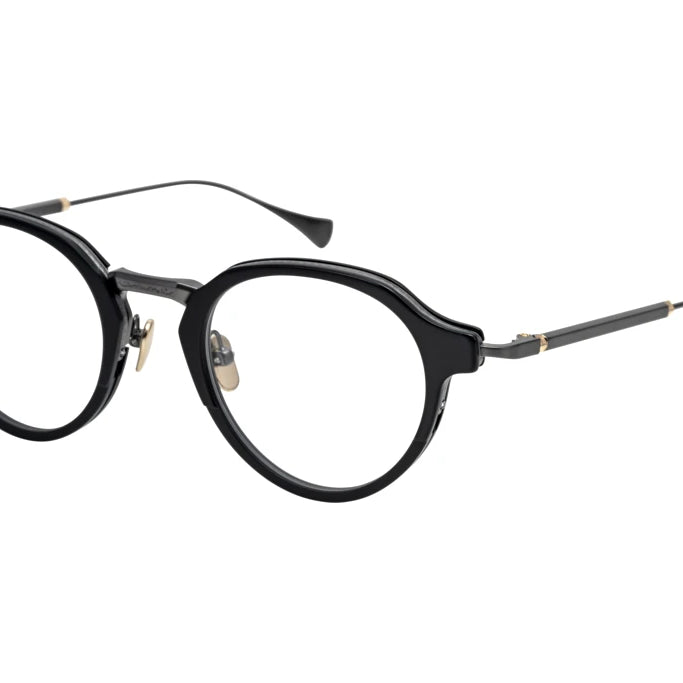 MASUNAGA MASUNAGA SERPENS Optical Frame black round/oval/panthos optical frame for Unisex