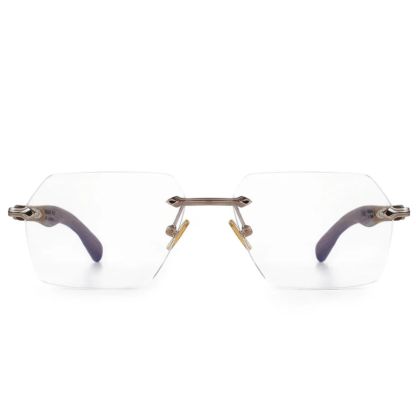 VAKAY RIMLESS Optical Frame | Premium optical frames | SpecsBunker India | luxury eyeglasses online in India