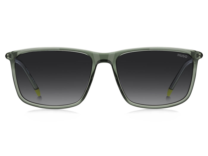 HUGO HUGO HG 1374/S Sunglass green rectangular / squared sunglass for Women