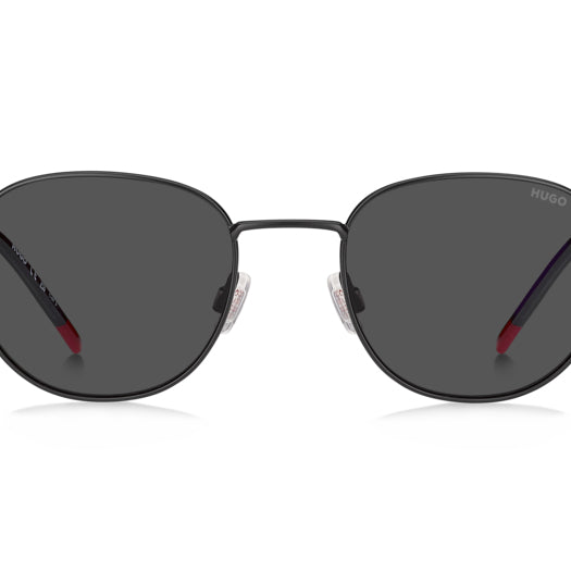 HUGO HUGO HG 1405/S Sunglass matte black round/oval/panthos sunglass for Women