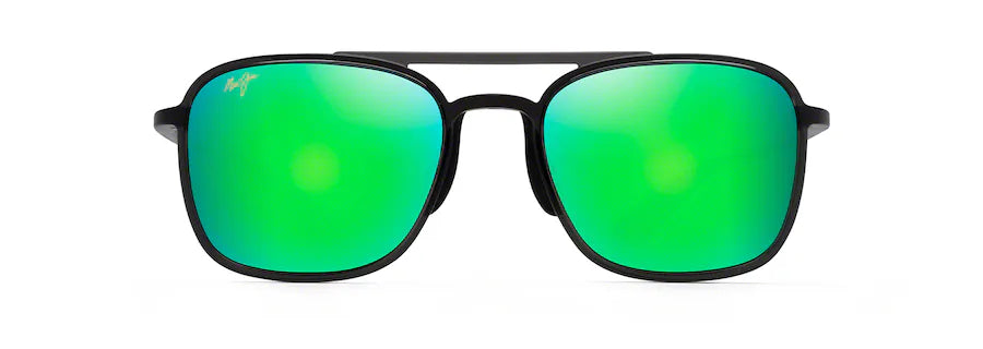 MAUI JIM MAUI JIM KEOKEA MJ0447S Sunglass black squared sunglass for Men