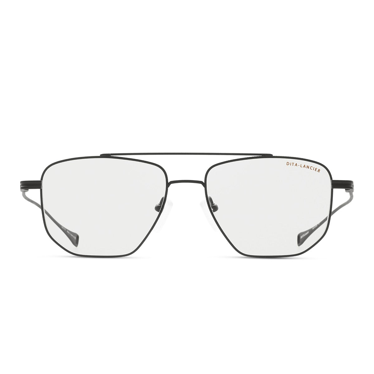 LANCIER LANCIER LSA-115 DLX115 Optical Frame black geometrical/directional optical frame for Men