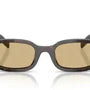 PRADA PRADA PR D06S Sunglass tortoise round/oval/panthos sunglass for Women