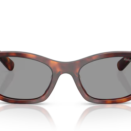 MIU MIU MIU MIU MU A03S Sunglass tortoise irregular sunglass for Women