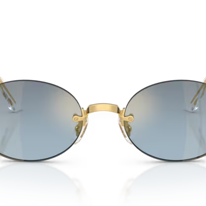RAY-BAN RAY-BAN RB3929 Sunglass arista gold round/oval/panthos sunglass for Unisex