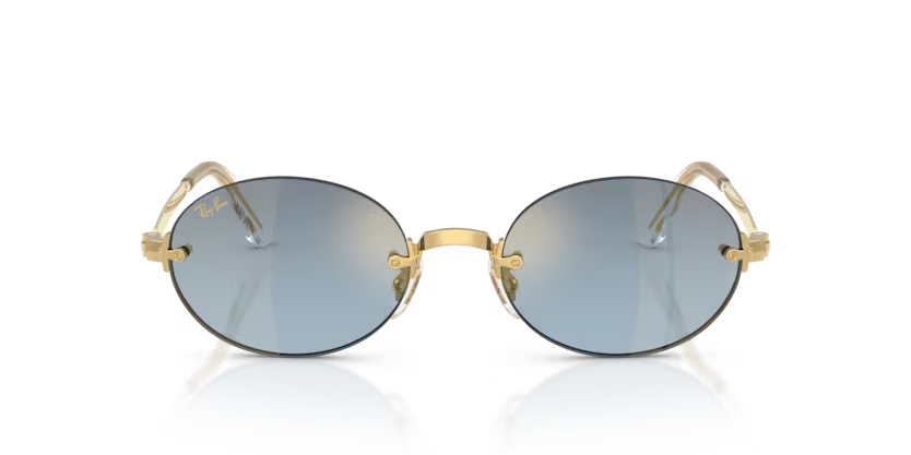 RAY-BAN RAY-BAN RB3929 Sunglass arista gold round/oval/panthos sunglass for Unisex