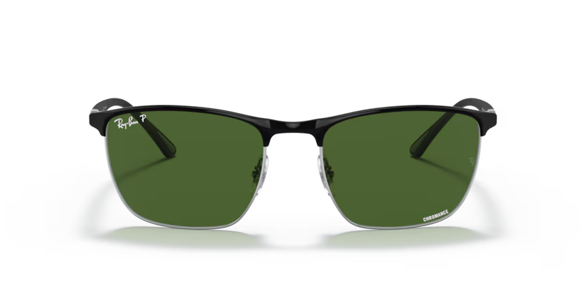 RAY-BAN RAY-BAN RB3686 Sunglass black-silver squared sunglass for Unisex