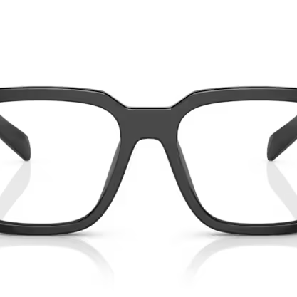 PRADA PRADA PR 08ZV Optical Frame black squared optical frame for Men