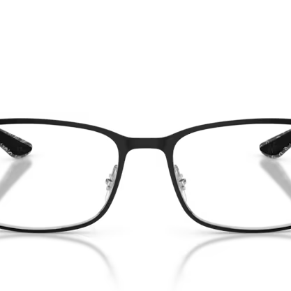 RAY-BAN RAY-BAN RX8424 Optical Frame matte black & silver squared optical frame for Unisex