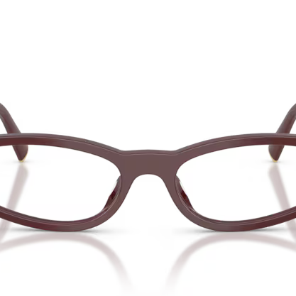 MIU MIU MIU MIU MU 01ZV Optical Frame pink round optical frame for Women