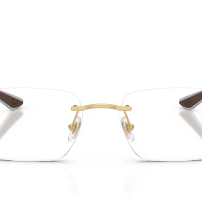 RAY-BAN RAY-BAN RX8423 Optical Frame arista gold squared optical frame for Unisex