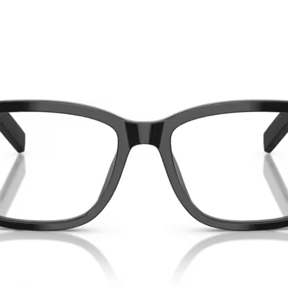 PRADA PRADA PR B10V Optical Frame black squared optical frame for Men