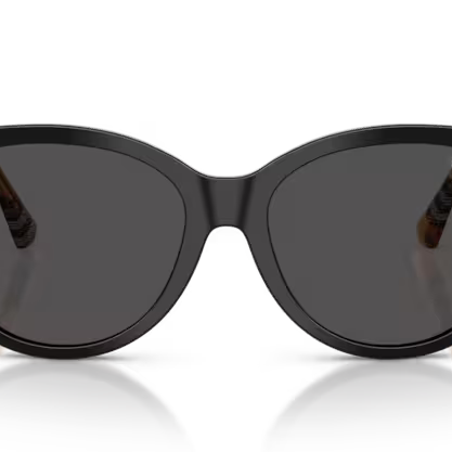 BURBERRY BURBERRY BE4455 Sunglass black round sunglass for Women