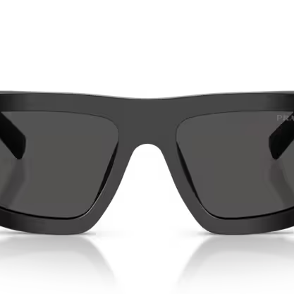 PRADA PRADA PR D04SU Sunglass black irregular sunglass for Women
