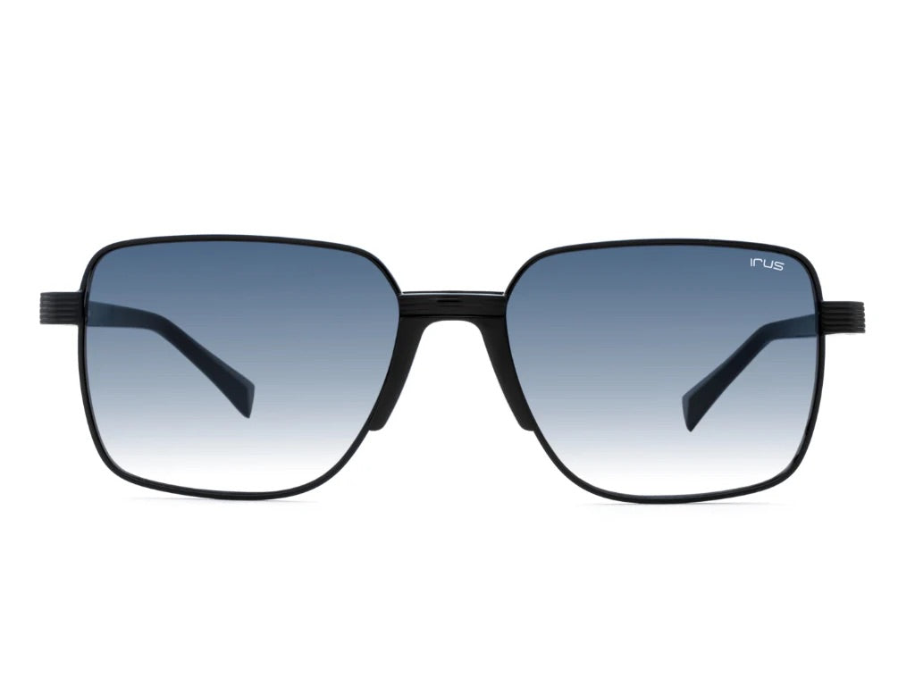 IRUS IRUS IRS1495 Sunglass black rectangular / squared sunglass for Unisex