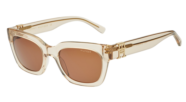 TOMMY HILFIGER TOMMY HILFIGER TH2673 Sunglass crystal brown rectangular / squared sunglass for Women