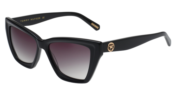 TOMMY HILFIGER TOMMY HILFIGER TH8003 Sunglass black cat eye sunglass for Women