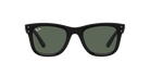 RAY-BAN RAY-BAN RBR0502S Sunglass black rectangular / squared sunglass for Unisex