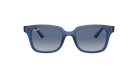 RAY-BAN (J) RAY-BAN (J) RJ9071S Sunglass blue rectangular / squared sunglass for Unisex