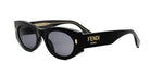 FENDI FENDI FE40125I Sunglass black round/oval/panthos sunglass for Women
