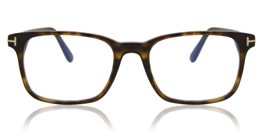 TOM FORD TOM FORD FT5831-B Optical Frame havana rectangular / squared optical frame for Unisex