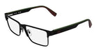 LACOSTE LACOSTE LA2318 Optical Frame matte black rectangular / squared optical frame for Women